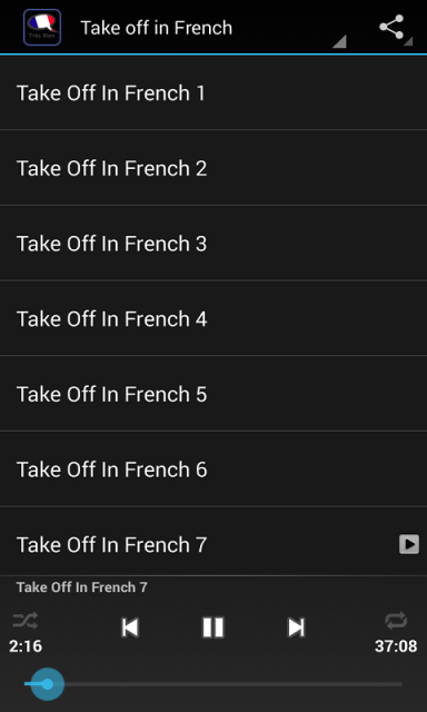 Learn French AudioBook | Download APK for Android - Aptoide
