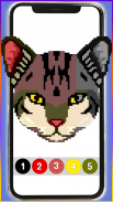 Cats Pixel Art Coloring Book screenshot 4