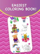 Magic Color - kids coloring book by numbers screenshot 1