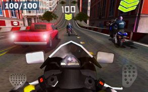 Speed Moto Racing - City Edt. screenshot 2