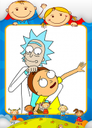 Coloring Rick And Morty Games screenshot 1