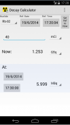 Radioactive Decay Calculator screenshot 0