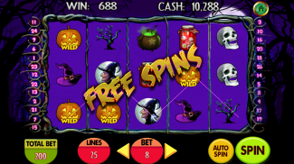 Halloween Slots Mania Deluxe screenshot 2