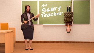 menakutnakuti guru jahat 3D menakutkan menyeramkan screenshot 3