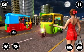Rickshaw Driving Tuk Tuk Game screenshot 1