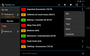 Packing Checklist - FREE screenshot 3