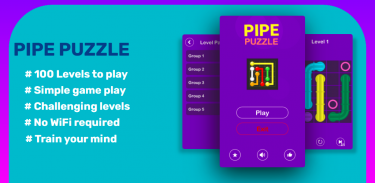 Pipe Puzzle Brain Game screenshot 3