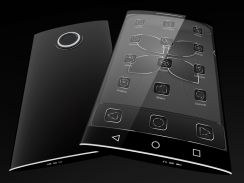 Soft Touch Black theme for Next Launcher screenshot 2