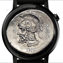 Greek Coin Watch Face