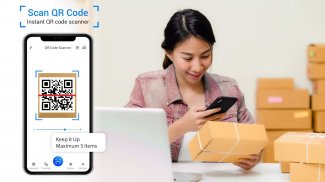 QR ကုဒ်ဖတ်သူ- စကင်နာအက်ပ် screenshot 3