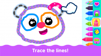 Bini Toddler Coloring Games! screenshot 1