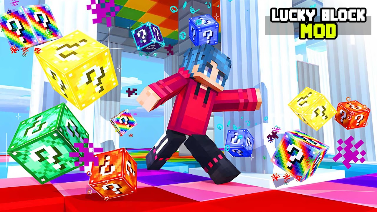 Download Lucky block mods for roblox android on PC