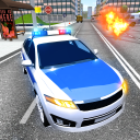 Police Driver Death Race Icon