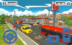 Cargo Truck Free Game: Toon Mega City Simulator 3D screenshot 1
