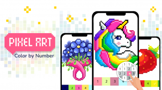 Pixel Art Color by number Game screenshot 0