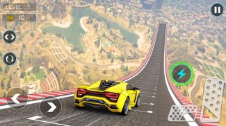 Crazy Car Driving Simulator: Impossible Sky Tracks screenshot 0