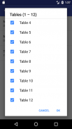 Multiplication tables Quiz screenshot 4