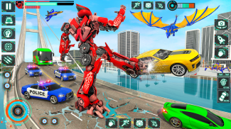 Dragon Robot Police Car Games screenshot 6
