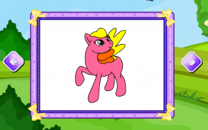 Coloring Graceful Pony screenshot 11