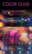 Color Glass GO Keyboard Theme screenshot 4