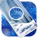 Ice Clock Live Wallpaper Icon