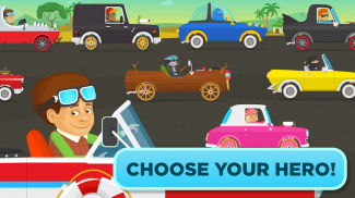 बच्चों के लिए फ्री कार गेम-मज़ेदार रेसिंग screenshot 5