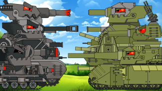 Merge Tanks: Idle Merge Arena screenshot 1
