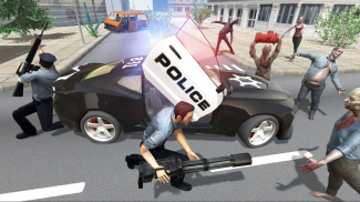 Police vs Zombie - Action games screenshot 2