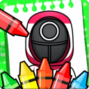 Squid Game Coloring Pages Icon