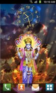 God Vishnu Clock LWP screenshot 1