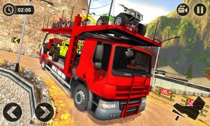 Permainan truk Trailer Transporter kendaraan screenshot 1