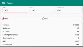 Brokerage Calculator for Zerodha screenshot 2