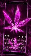 Pink Smokey Weed Keyboard Them screenshot 4