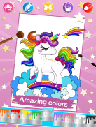 Unicorn Coloring Pages screenshot 3