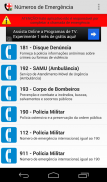 Brazilian Emergency Numbers screenshot 0