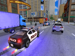 POLISI Mengejar Di Jalan raya Lalu lintas Simulato screenshot 5