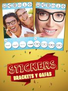 Nerd Stickers - Braces and Glasses Photo Editor screenshot 1