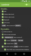 LeanDroid (ROOT) 🥇 Most advanced battery saver screenshot 3