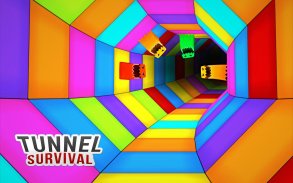 MULTI-COLORFUL TUNNEL: SURVIVAL OF THE FITTEST: screenshot 0