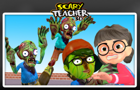 Scary Zombie Teacher 3D - Zombieland screenshot 2