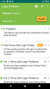 HARD Penny Dell Logic Problems screenshot 2
