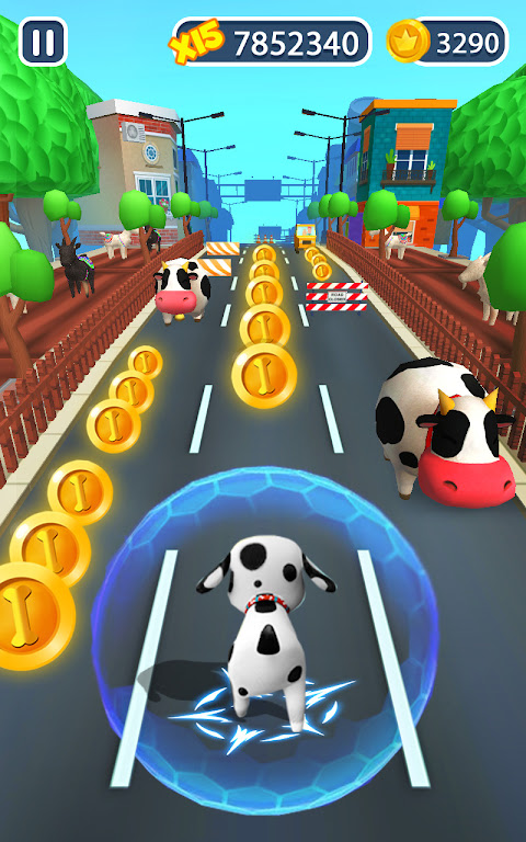 Play Dog Run 3D  Free Online Games. KidzSearch.com