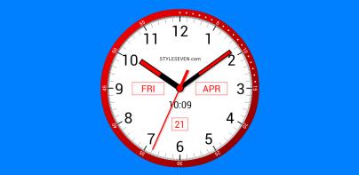 Color Analog Clock-7