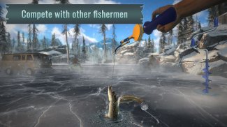 Pesca no gelo. Simulador. screenshot 3