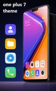 Tema colorido OnePlus 7 Pro launcher screenshot 3