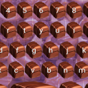 Keyboard coklat yang lezat Icon