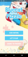 Bluecat Cartoon Jigsaw Puzzle screenshot 2