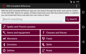 D20 Complete Reference screenshot 0