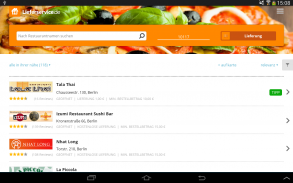 Lieferservice.de screenshot 4