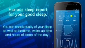 JUKUSUI:Sleep log, Alarm clock screenshot 3
